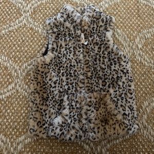 American Widgeon size 12 girls faux fur vest — SO SOFT!